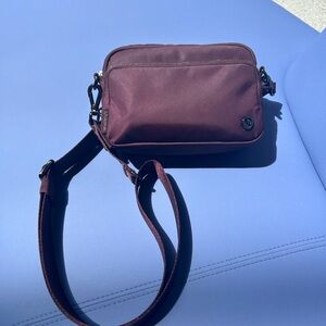Lululemon Athletica Plum Crossbody Bag